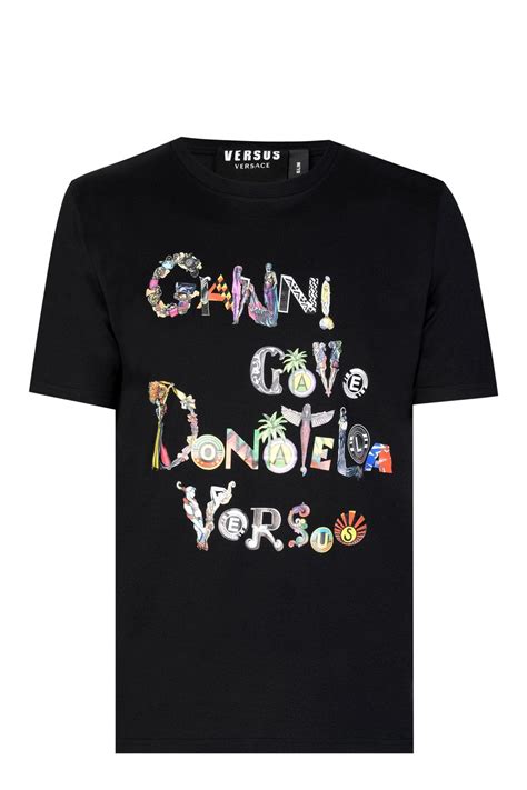 versus versace t shirt collo alto|versace clothing for women.